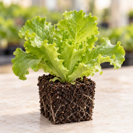 Răsad de salată creață Fiyonk F1 în cub nutritiv 7 × 7 cm — imagine ilustrativă